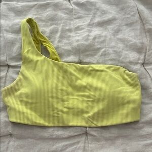 Lululemon One-Shoulder Ribbed Bra/Tank Top